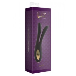 Vibrador LUZ Flare Negro con doble estimulación