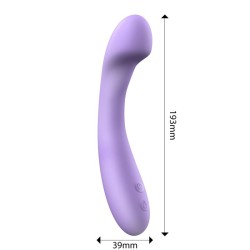 Vibrador Dianne Silicona Líquida muy flexible Recargable