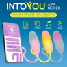 INTOYOU HUEVO VIBRADOR CON APP SILICONA ROSA/AZUL