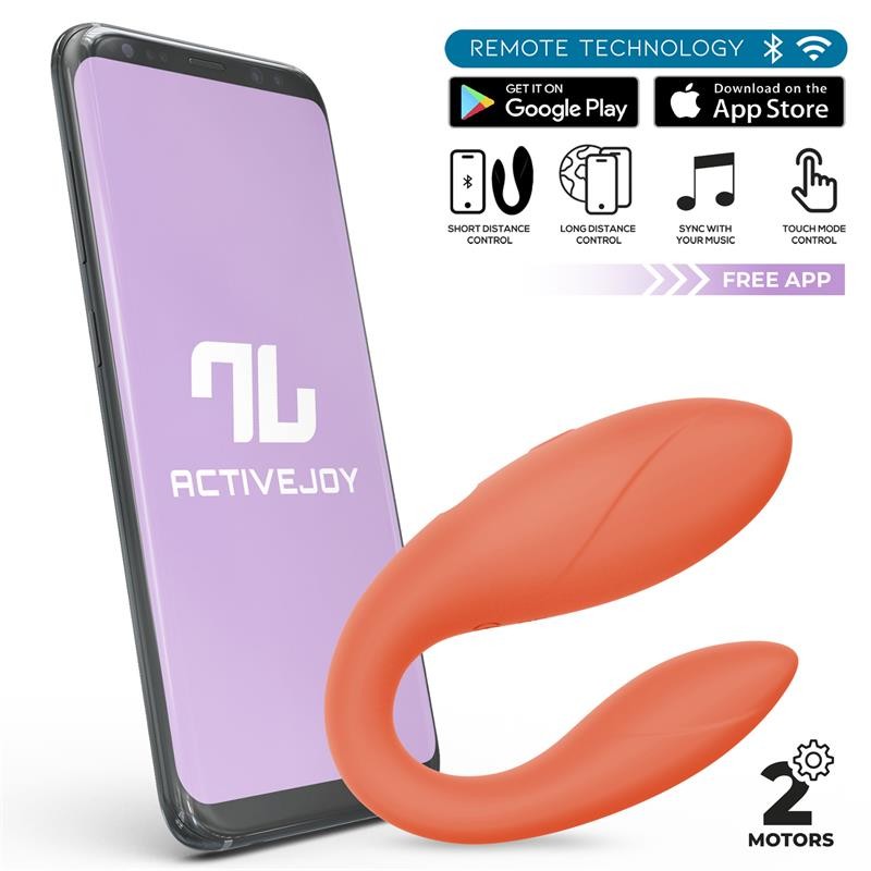 Intoyou Juguete para parejas con APP Salmón