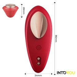 Intoyou Vibrador de Braguita con APP Rojo