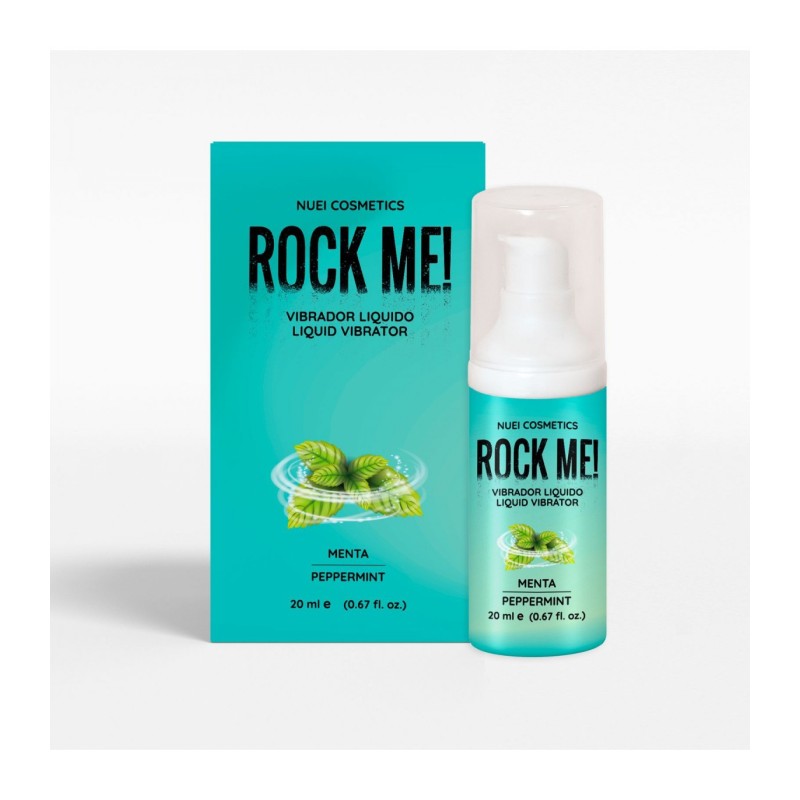 Nuei Rock Me! Vibrador líquido Menta 20 ml