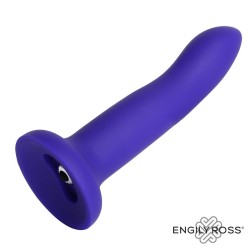 Dildox Silicona Azul Vibrador Talla M 17 cm cambia de color
