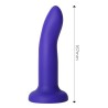 Dildox Silicona Azul Vibrador Talla M 17 cm cambia de color
