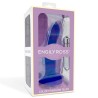 Dildox Silicona Azul Vibrador Talla M 17 cm cambia de color