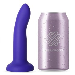 Dildox Silicona Azul Vibrador Talla S 14 cm cambia de color