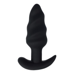 Plug Anal Vibrador con forma torbellino con mando recargable