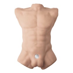 Silexd Torso Apollo L Silicona con dildo 17'70 cm