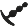 Black Bolas Anales Rupert 10 cm Silicona