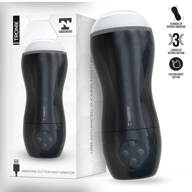 Tarde Noche Masturbador Tronik Vibración y Succión USB