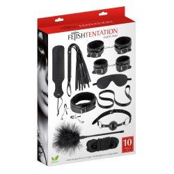 Fetish Kit BDSM 10 piezas negro