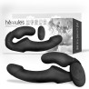 Herrules Arnés Strap-on Silicona con mando Recargable