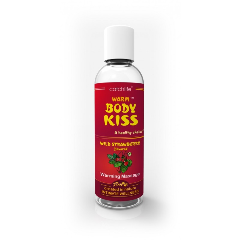 Lubricante y Masaje Calor Base Agua Fresa 100 ml