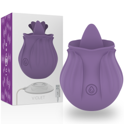 Vibrador Lengua Recargable Violet