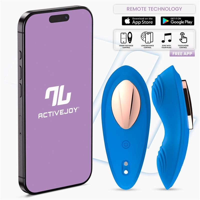 Intoyou Vibrador de Braguita con APP Azul