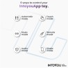 Intoyou Vibrador de Braguita con APP Azul