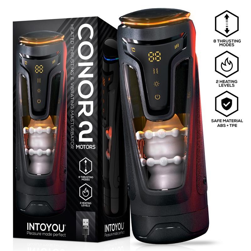 Conor Masturbador Con sube y baja, vibración y calor USB