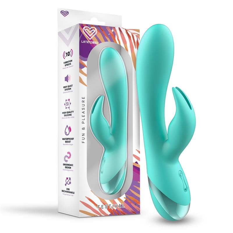 Festival Vibrador Silicona Recargable Pertes USB