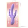 Vibrador Triple Lindsey Silicona Líquida Recargable