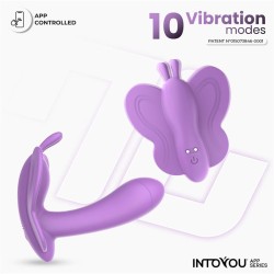 Vibrador Mariposa Wingy con APP Lavanda