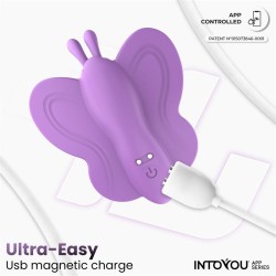 Vibrador Mariposa Wingy con APP Lavanda
