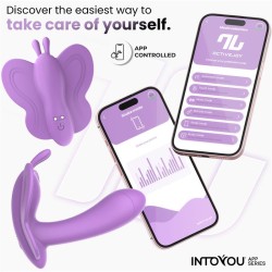 Vibrador Mariposa Wingy con APP Lavanda