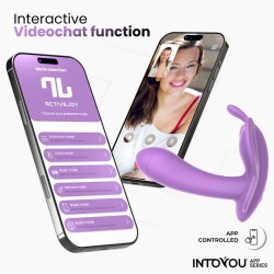Vibrador Mariposa Wingy con APP Lavanda