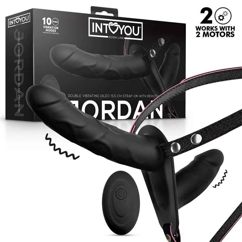 Intoyou Arnés doble Jordan Silicona Recargable y mando