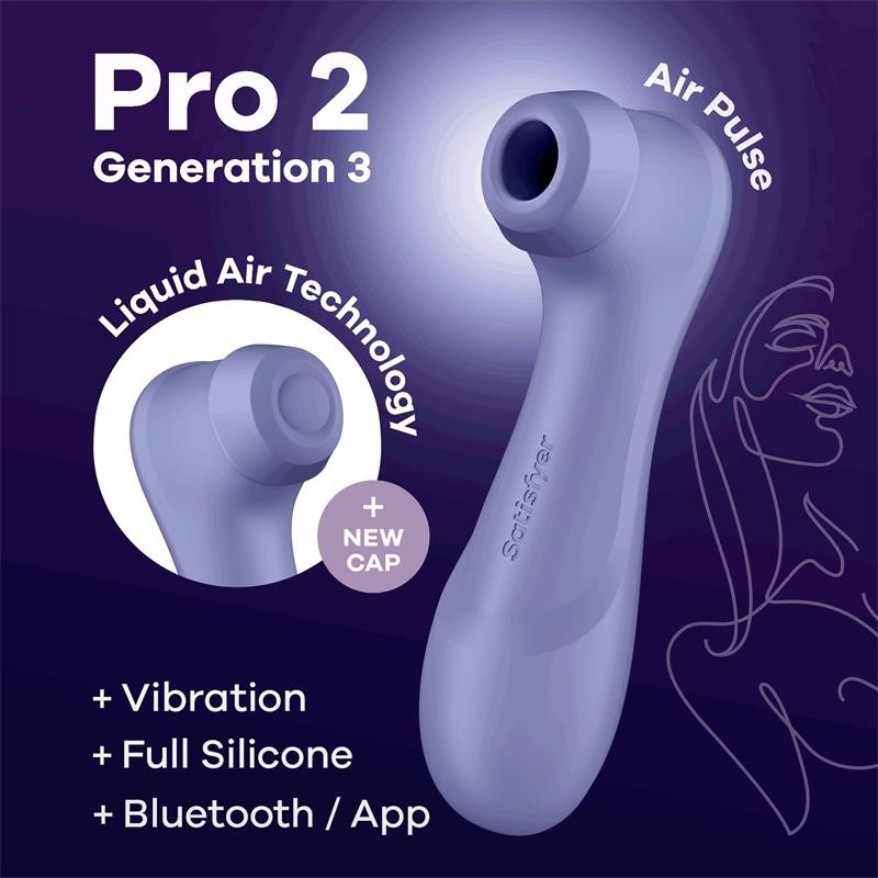 Succionador Satisfyer Pro 2 Generation 3 LILA APP