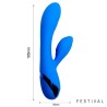 Festival Vibrador Silicona Recargable Marna USB