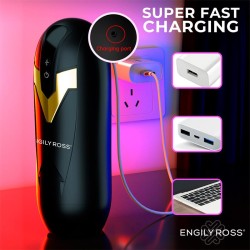 Masturbador Engily Ross Bloster Sube y baja y Vibración Recargable