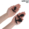Addict Set 3 mini plugs redondeados Silicona Negros