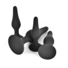 VSC Kit x 4 Plugs Anal Silicona Negros