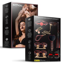 Into You Kit 8 piezas BDSM Rojo y Negro