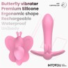Vibrador Mariposa Wingy con APP Rosa
