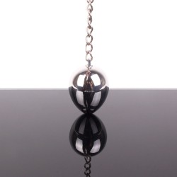 Anillo Acero con cadena y bola anal 5'5 cm x 5'5 cm