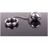 Anillo Acero con cadena y bola anal 5'5 cm x 5'5 cm