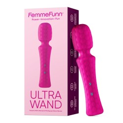 Vibrador Ultra Wand Rosa Recargable Silicona