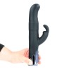 Virgite Beveren Vibrador Rotador Silicona Recargable Negro
