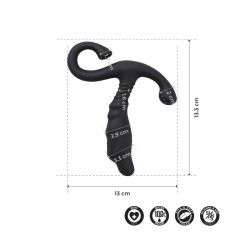 Virgite Estimulador Prostático Silicona E5 Negro