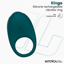 Anillo Vibrador Ringo con APP Verde