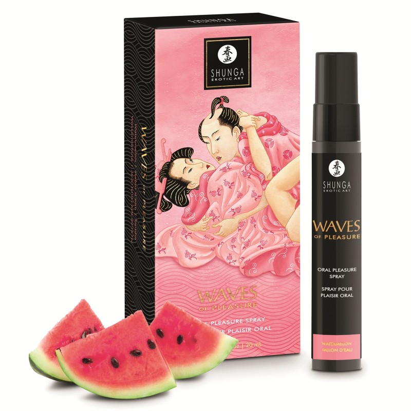 Shunga Waves Spray Para Sexo oral Sandía 20 ml