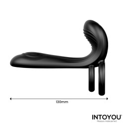 Anillo parejas silicona doble motor con mando Synkox