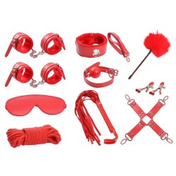 Into You Kit 10 piezas BDSM Rojo
