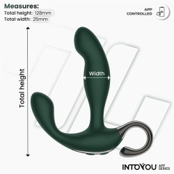 Intoyou Greeny Juguete Prostático con movimiento APP