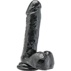 Pene Realístico 18 cm negro...