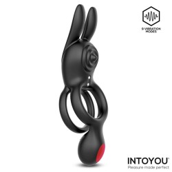 Intoyou Konny Anillo Conejito vibrador con doble motor y mando