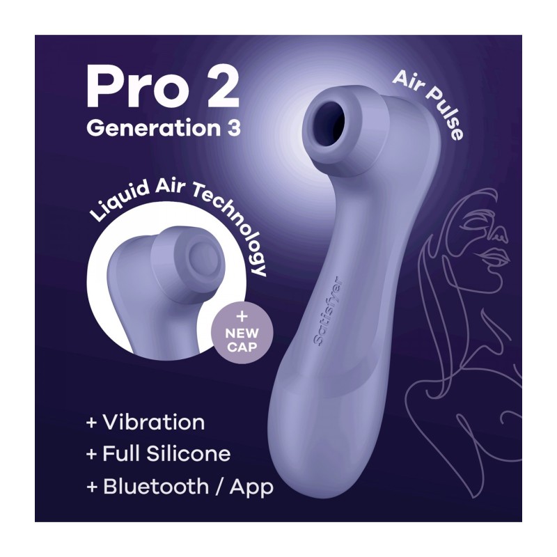 Succionador Satisfyer Pro 2 Generation 3 Lila APP