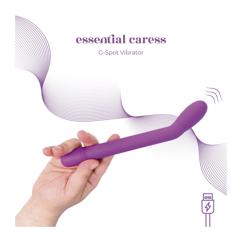 Virgite Caress Estimulador Punto G Púrpura Recargable