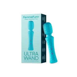 Vibrador Ultra Wand Azul Recargable Silicona